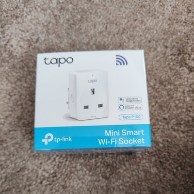 TP-LINK Tapo P100 Mini Smart WLAN Steckdose Smart Plug 1er Pack Single - Weiß