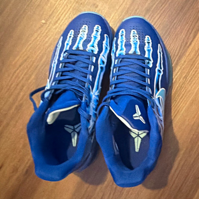 Nike Kobe Proto X Ray Men's  Basketball Sneakers Skeleton Graphic Blue no box