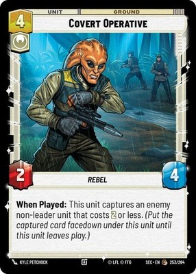 3X-Covert Operative-SWU06-Secrets of Power-Star Wars Unlimited