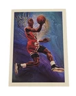 1990-91 Michael Jordan NBA Hoops Art Card Team Checklist #358