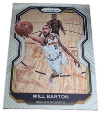2020 Panini Prizm #79 Will Barton Denver Broncos Silver Basketball Card NBA (B2