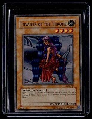 Invader of the Throne MRL-026 Super Rare Magic Ruler Holo Yu-Gi-Oh 2002