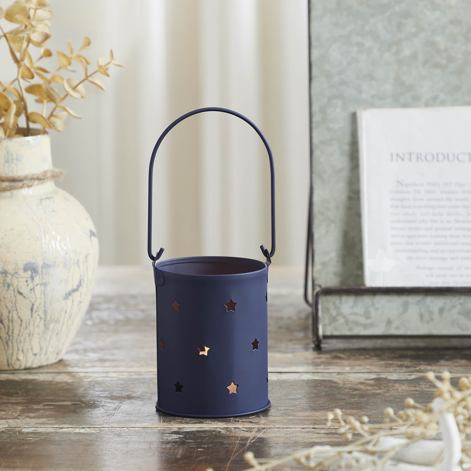 W/ Stars Cutout Navy 3.75x3