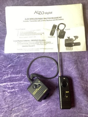 ALZO Radio Wireless Remote Control Shutter Release for Canon EOS Rebel T7 T6 T5
