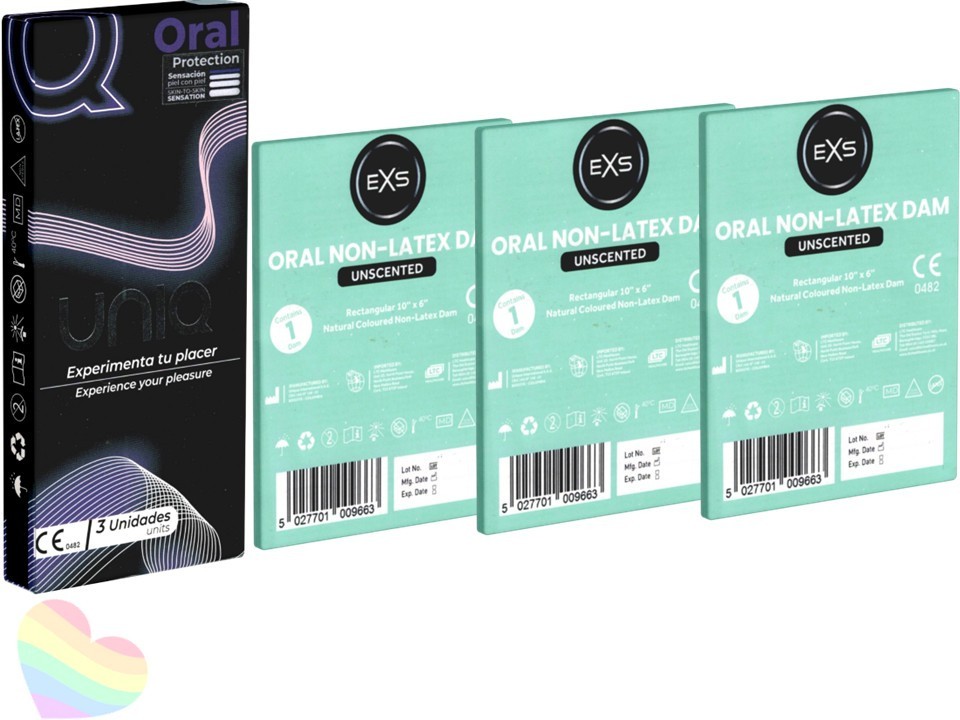 ♥ 6 Schutztücher Neutral 1 x 3erUniq 3 x 1er EXS, Lecktücher, Dams, Latexfrei ♥ 6 Schutztücher Neutral 1 x 3erUniq 3 x 1er EXS, Lecktücher, Dams, Latexfrei