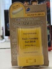 Nature Republic California Aloe Fresh Powdery Sun Stick SPF50 PA   24g - NEW