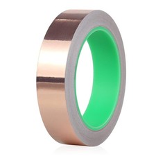 Copper Foil Tape 1 Pack 1.97mil x 1inch x 66ft with Conductive Adhesive for G...