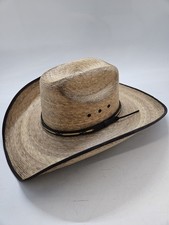 Resistol Jason Aldean Georgia Boy Mexican Palm Straw Cowboy Hat Men's Size 6 5/8