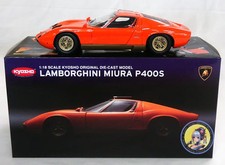 KYOSHO 1/18 Lamborghini Miura P400S Orange [08312P] Display