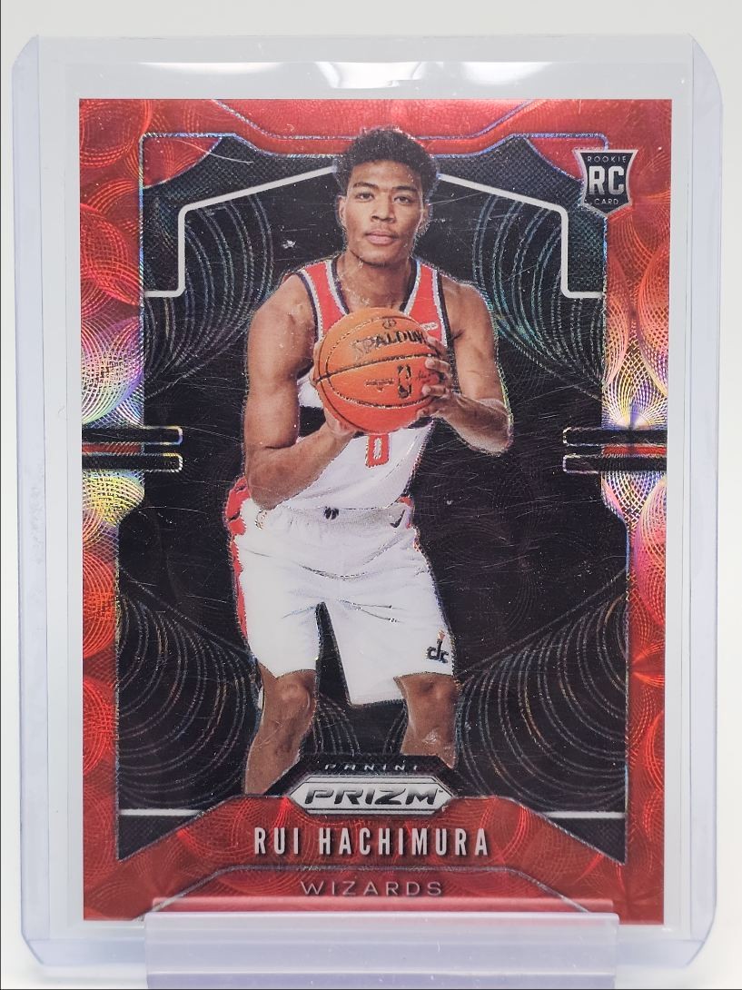 RUI HACHIMURA 2019-20 PANINI PRIZM ROOKIE CHOICE RED WIZARDS RC /88 Q2697