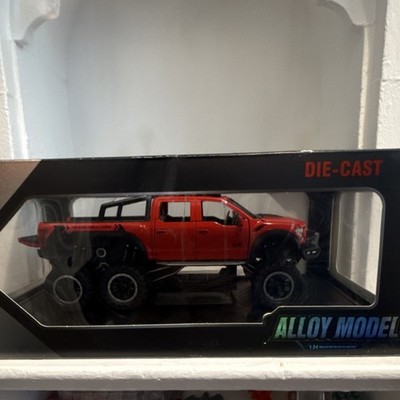 GLW Alloy Model Diecast Red Black Off-Road Pickup Truck 1:24 Scale NO.5513