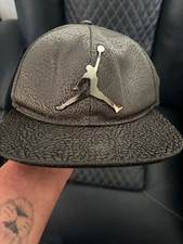 Jordan Jumpman Youth Boys Adjustable Snapback Hat Black Logo