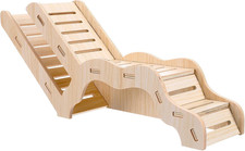 Hamsterhaus Holz Versteck Kletterleiter Für Zwerghamster Mäuse & Rennmäuse