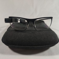 Google Glass Explorer Edition XE Charcoal Complete Box Charger Case Tested