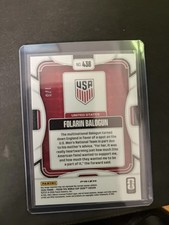 Panini Prizm 2026 World Cup Folarin Balogun 1/5 USA Green Disco SEND OFFERS