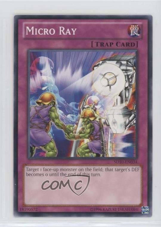 Micro Ray Unlimited YuGiOh Machine Re-Volt Structure Deck #SD10-EN034 2007