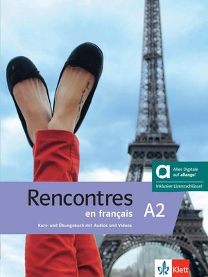 Rencontres en français A2 - Hybride Ausgabe allango | Bundle | 1 Taschenbuch