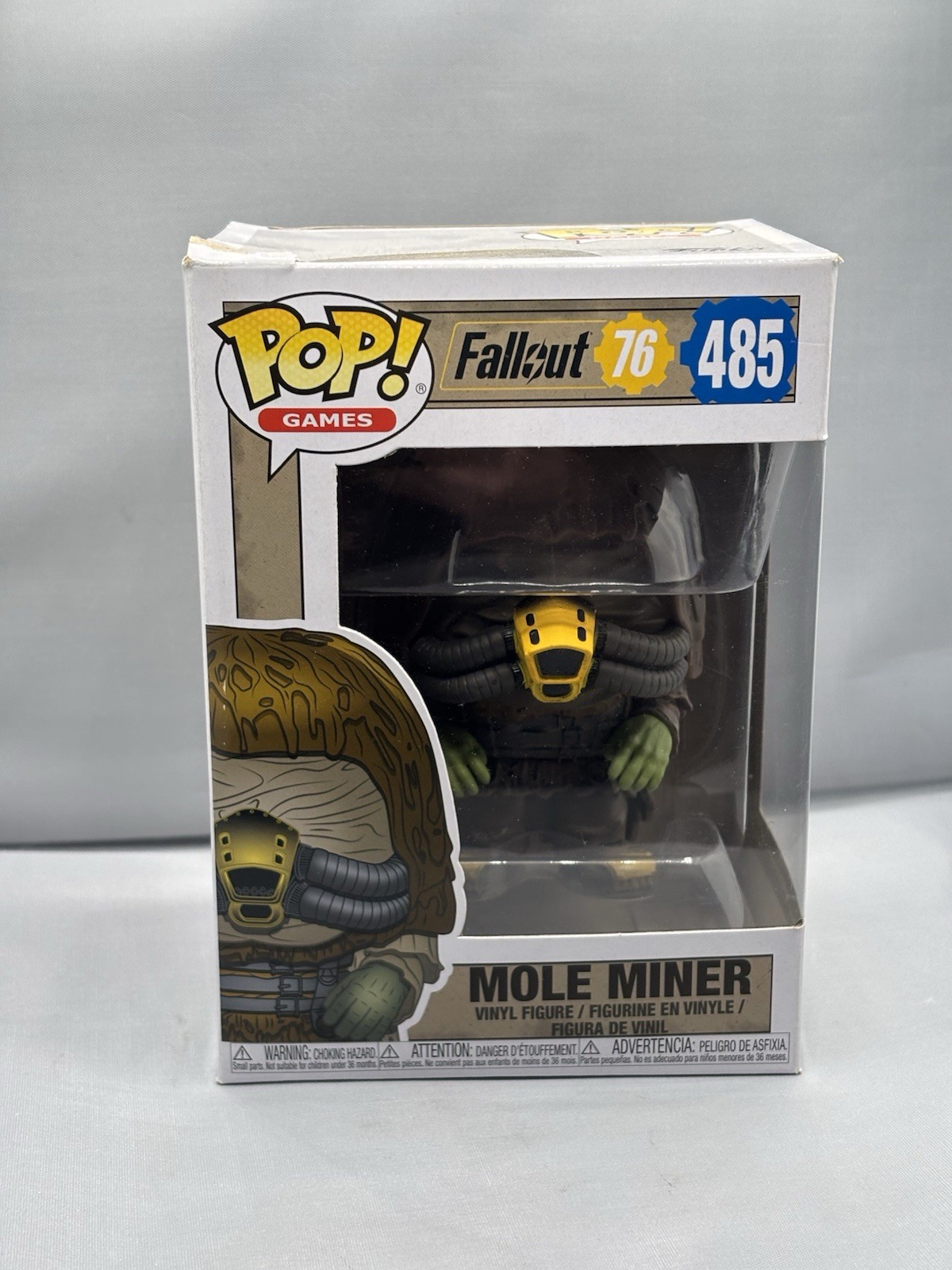 FUNKO POP! Games Fallout Mole Miner #485.  5542
