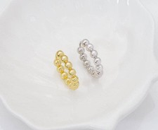 Ball Hoop Earrings, Sku J369