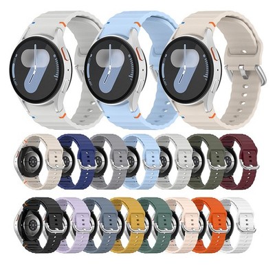 Watch Strap Soft Silicone Band for Samsung Galaxy Watch 7/FE/6/6 classic/5/5 pro