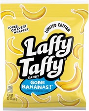 Mini Bar Bag, Banana, Chewy Taffy Candy, 3.5 Oz
