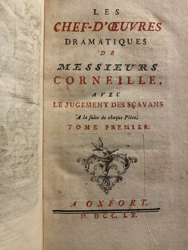 Les Chef-d'Oeuvres dramatiques de Messieurs Corneille. 3/3.Gravures. 1760 - Picture 8 of 19