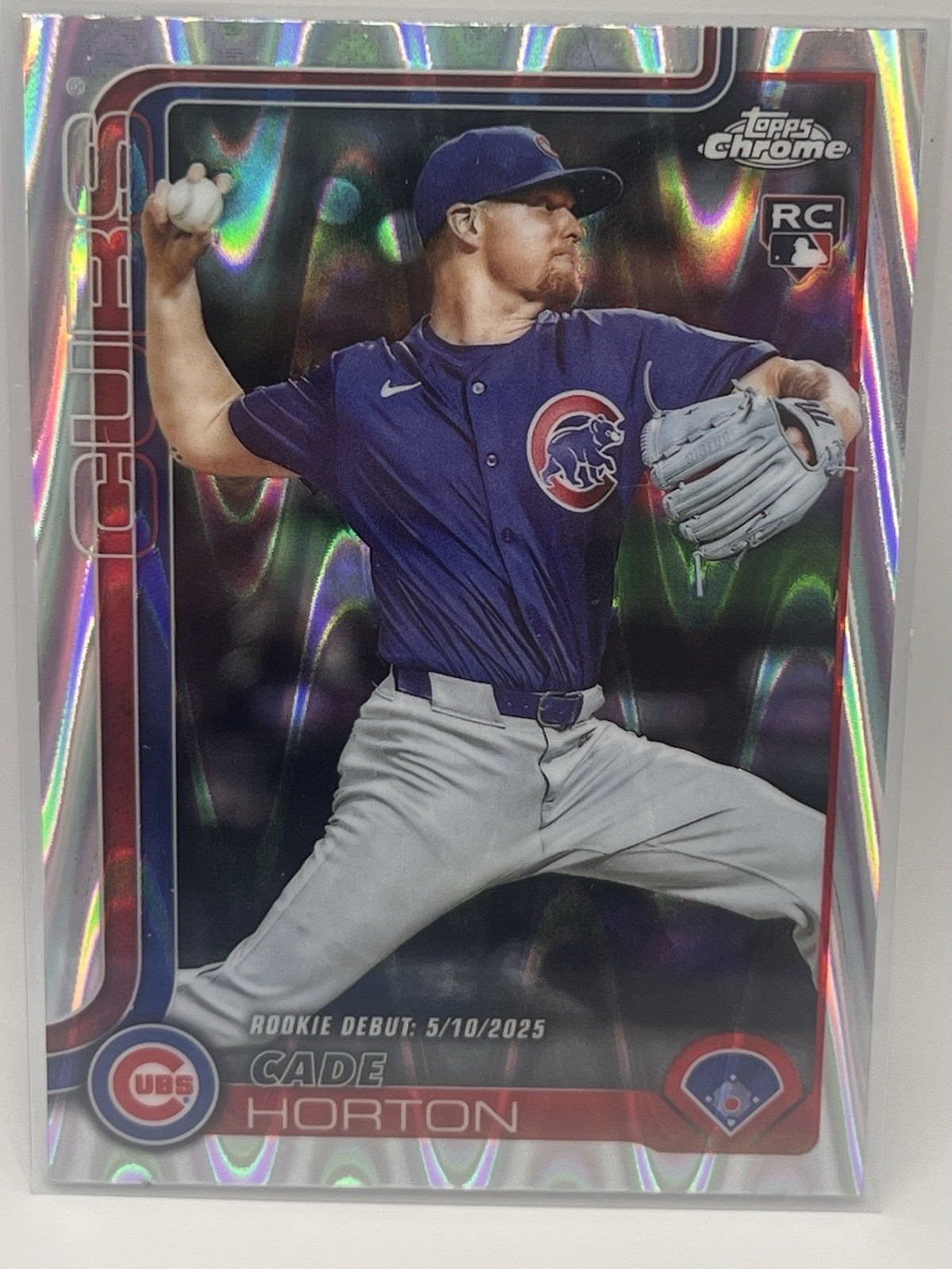 2025 Topps Chrome Update #USC102 | Cade Horton RayWave Refractor
