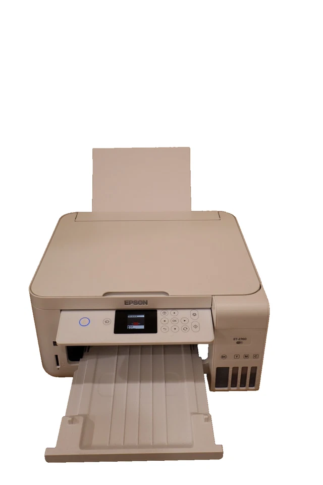 Epson EcoTank ET-2760 Supertank Color Inkjet All-in-One Printer - White - Image 3 of 4