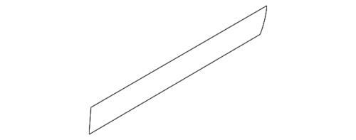 Cinta decorativa para Ford (P/N BC3Z-6120001-AB)