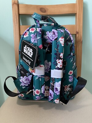 NWT Loungefly Star Wars Darth Vader Floral Green Mini  display picture 1