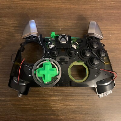 Three-Tone Black & Clear With White Classic Symbols Replacement Custom ABXY Action Button For Xbox Series X S Controller