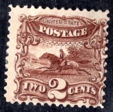 US 1869 SCOTT #113 MINT HINGED CATALOG VALUE $500