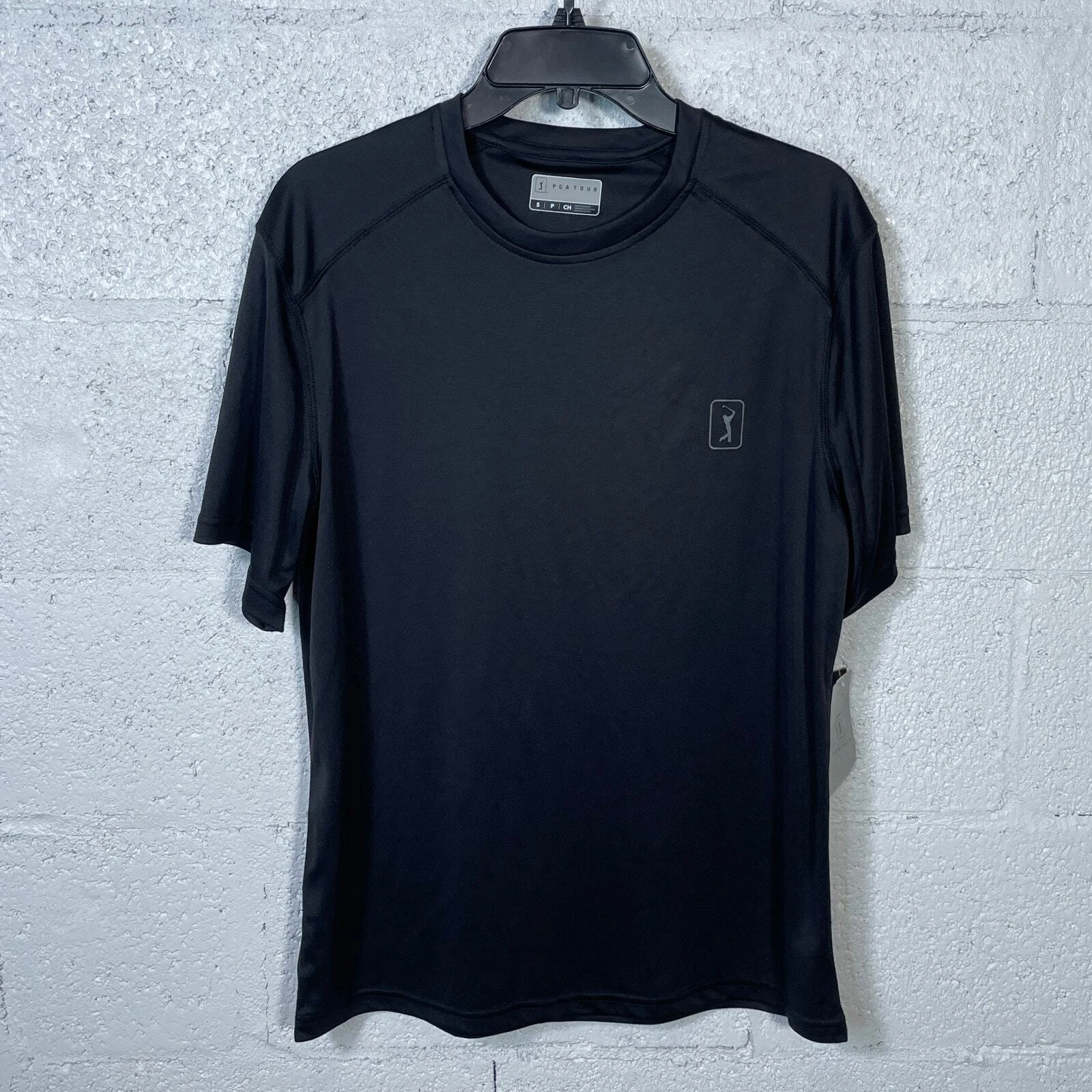 PGA TOUR Men's Performance Golf T-Shirt black small