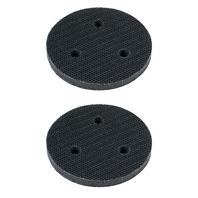 TGR 2pc - 3'' - 3 Hole Vacuum Soft Interface Pad - Hook and Loop