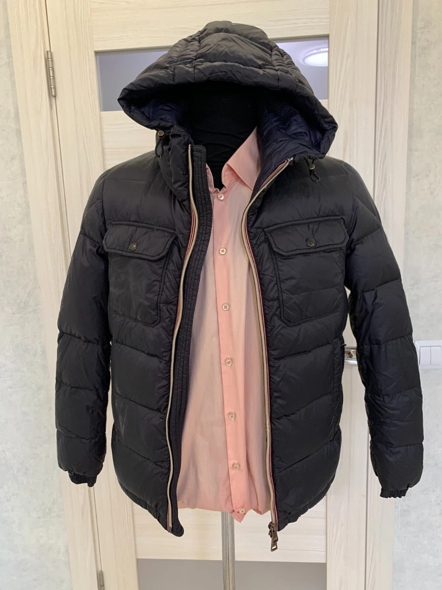 Auth MONCLER MORANE Hooded Men Down Puffer Jacket Coat