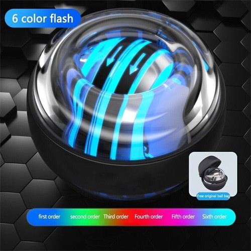 LED Handgelenk Ball Gyroscopic Powerball Autostart Fitnessgeräte - Bild 3 von 12