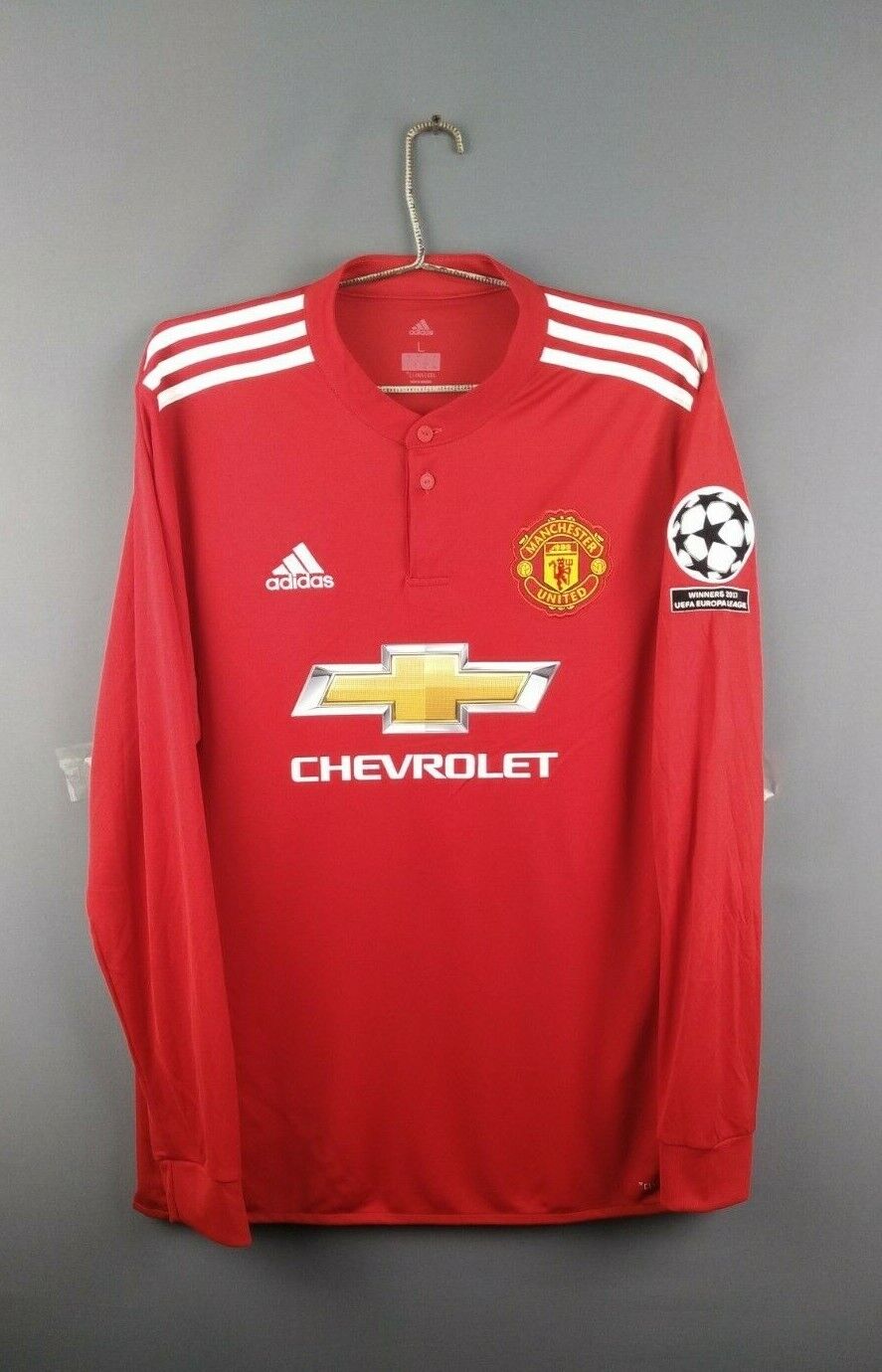 Manchester United jersey Large 2017 2018 long sleeve shirt AZ7586 ig93