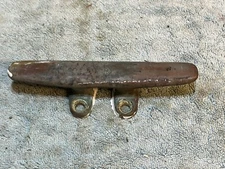 vintage bronze merriman cleat 6” long nice patina solid bronze
