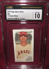 2019 TOPPS ALLEN & GINTER MINI #5 SHOHEI OHTANI CSG 10 GEM MINT