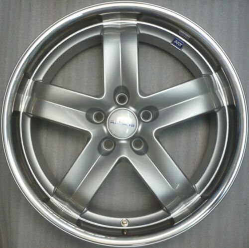 Radius R8 890 H Alufelge 8x19 ET45 5 Speichen neu Edelstahlring AAT jante rim - Afbeelding 1 van 3