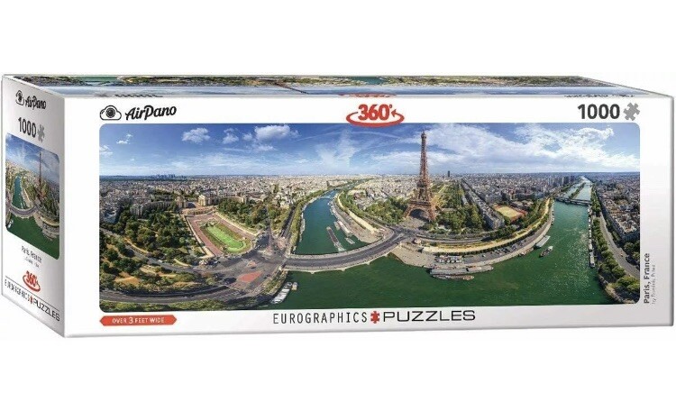 Eurographics jigsaw 6010 5373 1000 Pc 360 degree Panoramic view of Paris Puzzle