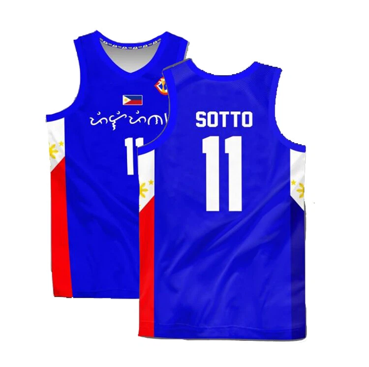 New Kai Sotto #11 Team Pilipinas Basketball Jersey Philippines Custom Name  White