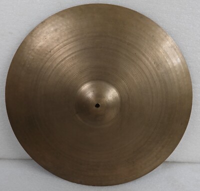 VINTAGE MUSICAL INSTRUMENTS DRUM 1964 1970 ZILDJIAN 24 INCH RIDE CYMBOL 4016. GR