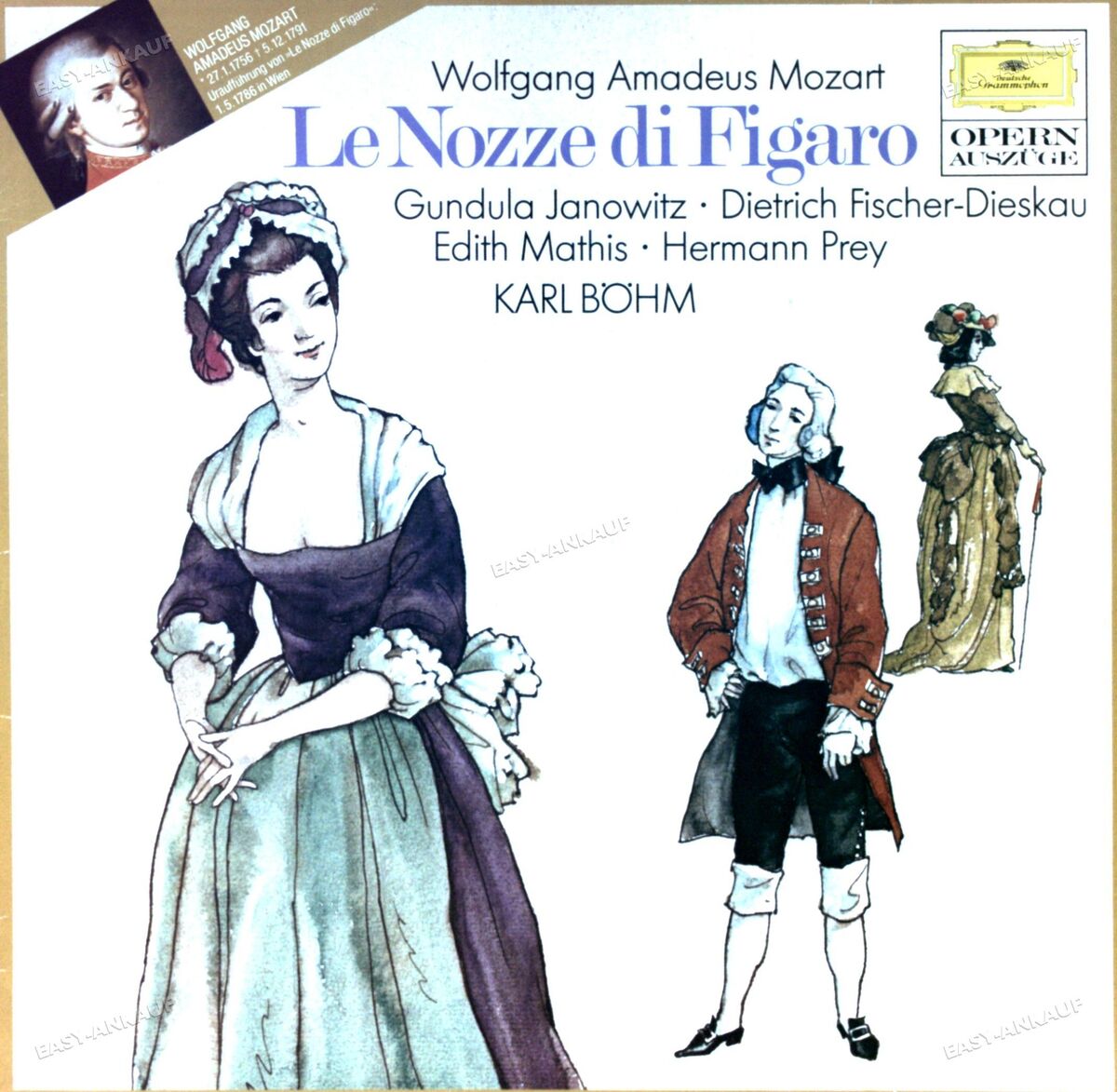 Wolfgang Amadeus Mozart, Karl Böhm - Le Nozze Di Figaro LP (VG/VG