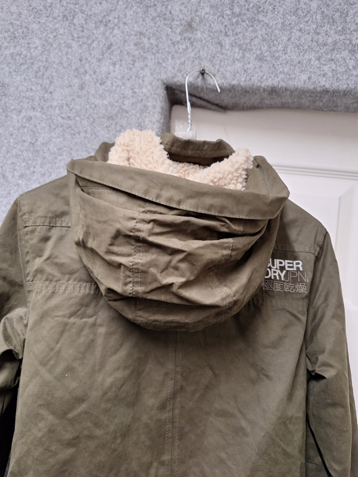 Superdry Microfibre The Windparka Extra Small Women's Green Jacket image 9