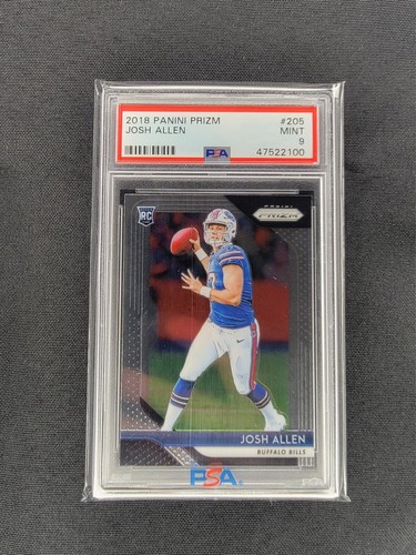 2018 Panini Prizm Football🔥Josh Allen🔥 Rookie PSA 9💎CLEAN💎 MVP 🐏