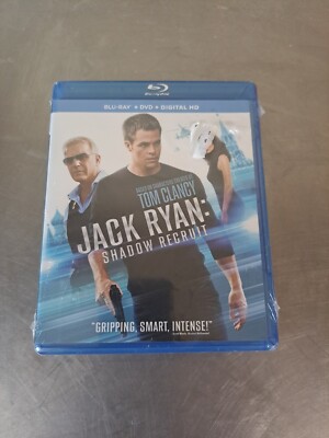 Jack Ryan: Shadow Recruit (Blu-ray + DVD + Digital HD, 2014) BRAND NEW SEALED