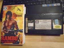 RARE OOP THORN HBO VIDEO Rambo First Blood part ii VHS 1985 Sylvester Stallone