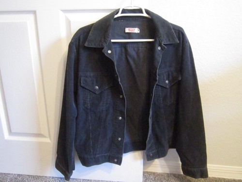 LEVI STRAUSS & Co S. F. CAL Black 1970'S Vintage Corduroy Jacket