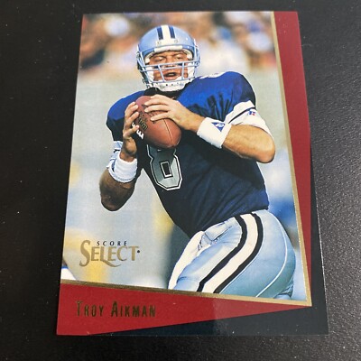 1993 Score Select Football Troy Aikman Dallas Cowboys Card #7 Hall